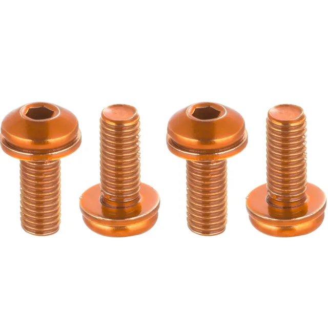 Viti Portaborraccia Per Bici - 4 Pezzi M5x12mm, Lega Alluminio, Colore Oro - Foto 8