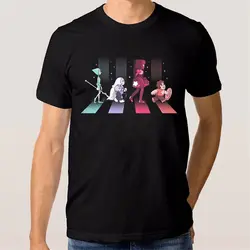 Steven Universe Abbey Road футболка, Мужская Женская разноцветная футболка всех размеров