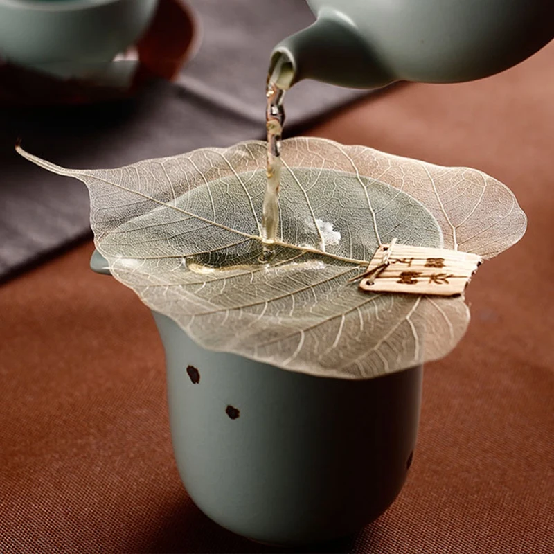 1 шт., креативный фильтр для чая Bodhi, аксессуары для чая Kong Fu, китайский чайный набор, чайный горшок, чайные чашки, ситечки