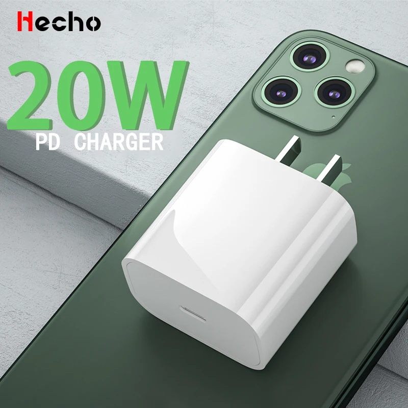 Новое зарядное устройство 20 Вт PD для быстрой зарядки Apple iphone 12 11 Pro MAX XS Huawei P40 US EU