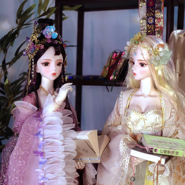 DBS doll Dream Fairy 1/3 BJD Ancient Series mechanical joint Body With makeup Including hair eyes clothes 62cm height girls 1