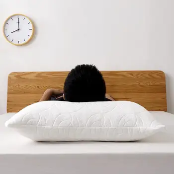 

Adjustable Height Bamboo Fiber Soft Breathable Memory Cotton Hotel Home Pillow 2019