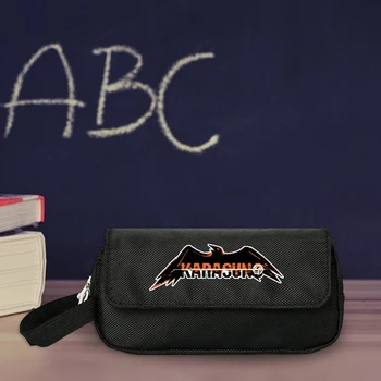 

Anime Haikyuu!! Pencil Case Japan Anime Kpop Cosmetic Bag Makeup Box Zipper School Supplies Cosmetic Case