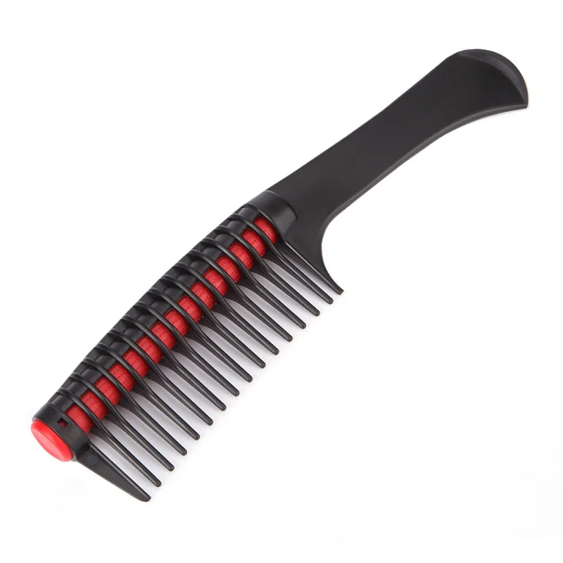 

BeautyBigBang red heart roll comb anti-cross knot beauty salon comb styling texture wide comb hairdressing tool BB2