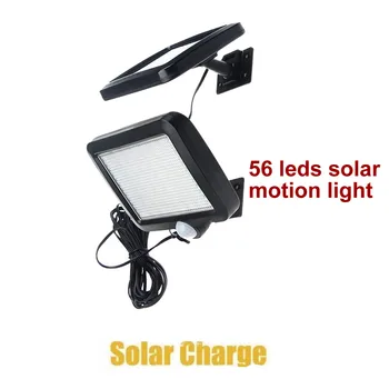 

56 leds solar light split panel stage led lamp llampara colgante ceiling wall security street fence lights for home living room