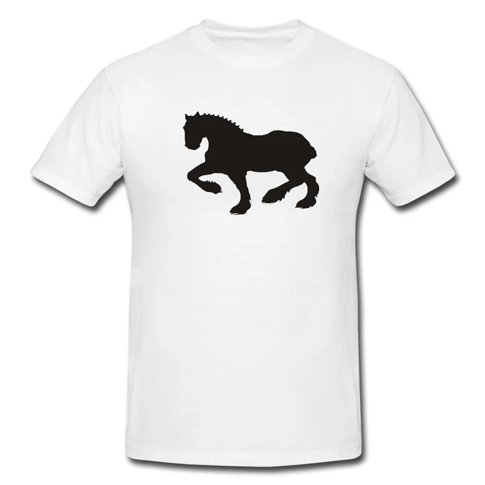 Shire Horse забавная мужская или женская футболка забавный подарок новинка хлопковая