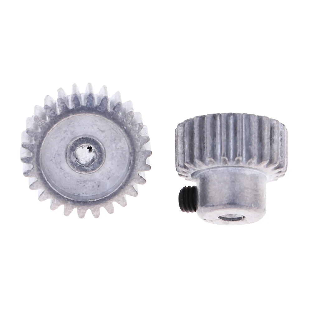 Silver Metal Motor Pinion Gear 22T 24T 26T for Feiyue RC 4WD Buggy Mini Cars