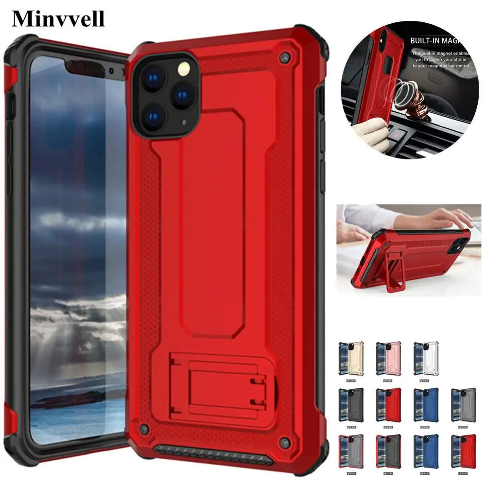 Чехол для iPhone 5 5s SE 6 6s 7 8 Plus X XS MAX XR XI 11 Pro Max 2019 противоударный Магнитный чехол с