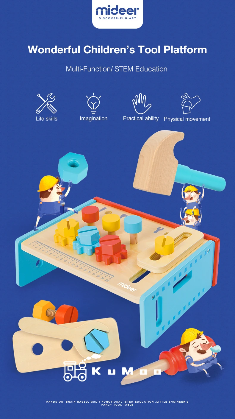 

MiDeer Simulation Pretend Play Repair Tools Educational Toy for Boys Girls Random Type Simulation Repair Kit Toy for Boys Gift
