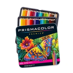 Prismacolor – ensemble de crayons de couleur à l'huile, boîte en fer blanc, Style Portrait, noyau doux, 24/48/72/150 pièces 