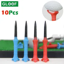 10Pcs/Lot Golf Tees Holder Ball Nail Sporting Training Aids Tee Outdoor Plastic Golf Training Supplies Plastic Stud Golf Nail