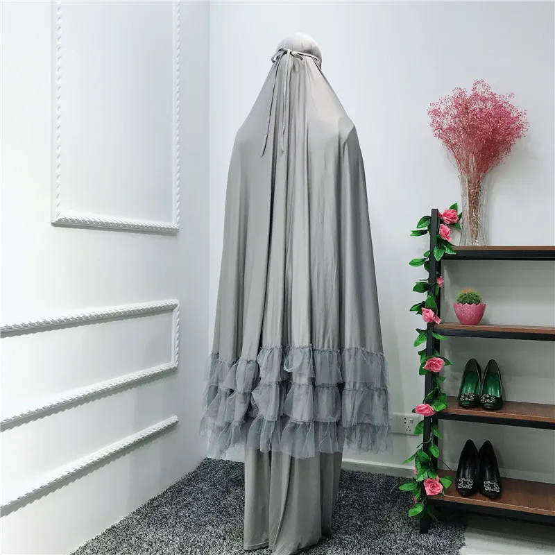 Одежда для молитвы из двух предметов, мусульманское женское платье для молитвы, комплект из 2 предметов, длинный химар и юбка, комплект для джильбаба, одежда для хаджа Рамадана