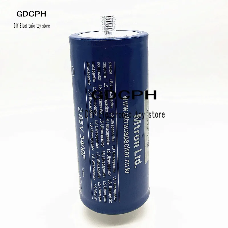 1 шт. 2.85V3400F супер Фарадей конденсатор большой ток 2.7v3000f 16v500f
