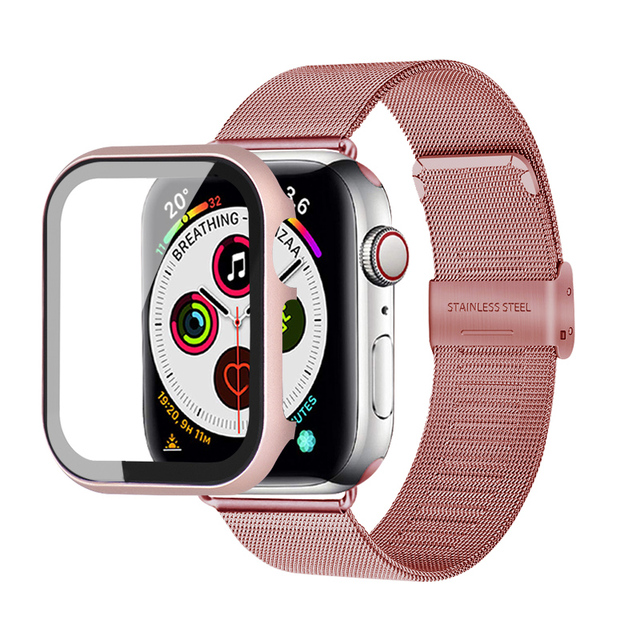 For apple watch band 44mm 40mm 42mm 38mm smart watch pulseira bracelet belt case cover for apple watch 6 watchband