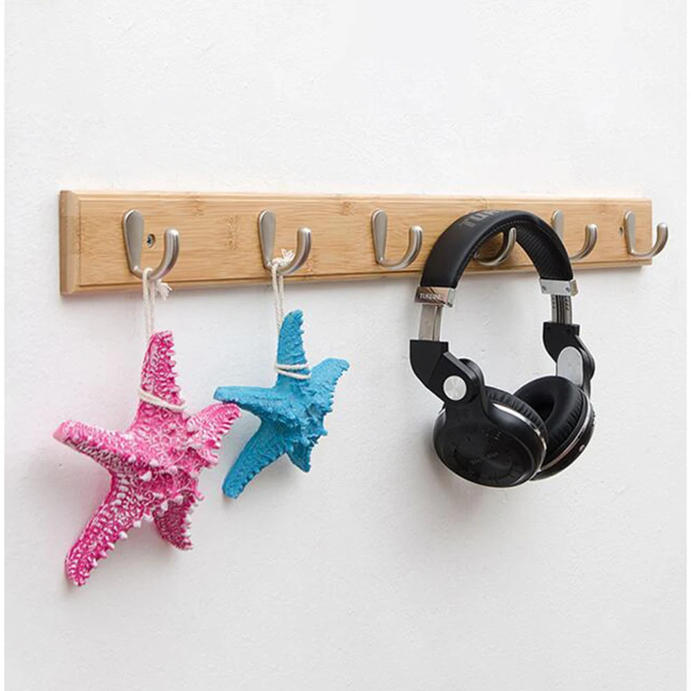 

Home Kitchen Storage Hanging Holder Rack Bathroom Bath Coat Hanger Ball Key Bag Home Decor Hanger Accessories