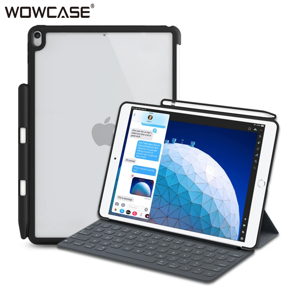 Wowcase Shockproof Case For New Ipad Air 19 Case Pencil Holder Protect Hard Back Cover Perfect For Apple Ipad Air 10 5 Funda Tablets E Books Case Aliexpress