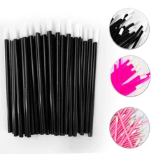 50 шт. женские модные одноразовые кисточки для губ кисти палочки Аппликатор инструменты для нанесения макияжа Кисти для губ портативные косметические кисти