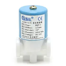 Практичный G1/" электромагнитный клапан пластик нормально закрытый 2 пути 12 В DC 0-120PSI 0-0.8MPa миниатюрные клапаны 24BA