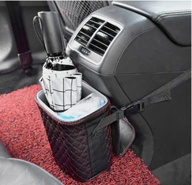 Tesla Back Seat Garbage Can