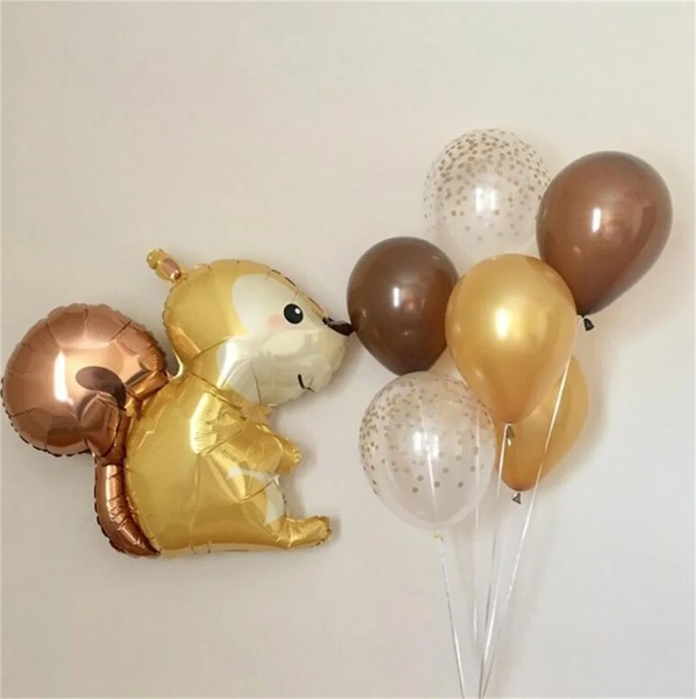 1 шт. большие джунгли Ежик лиса енот воздушные шары мультфильм воздушный шар из