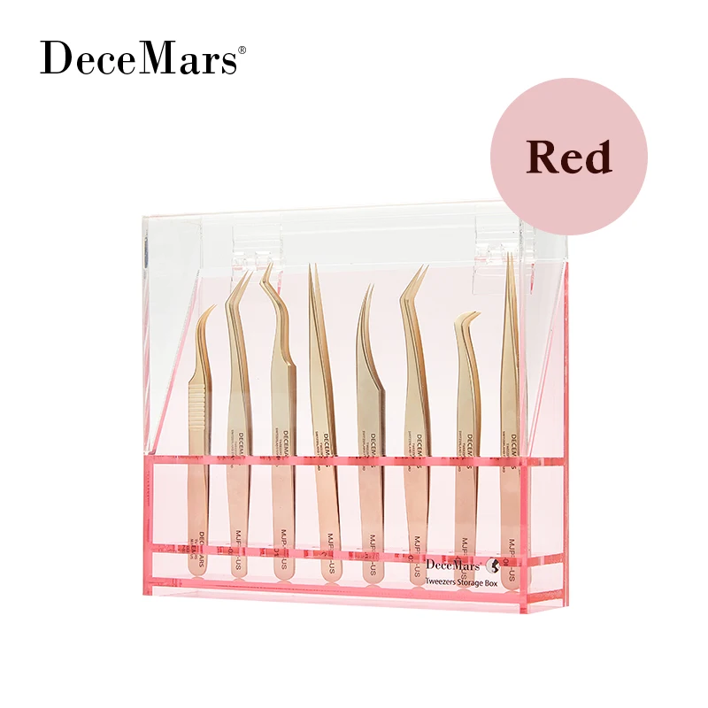 DeceMars 핀셋 보관함 8홀 홀더