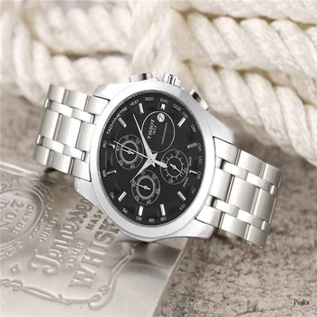 

Tissot- Luxury Brand quartz women Watches Quartz Watch Stainless Steel Strap wristwatch classic business dress men watch 331