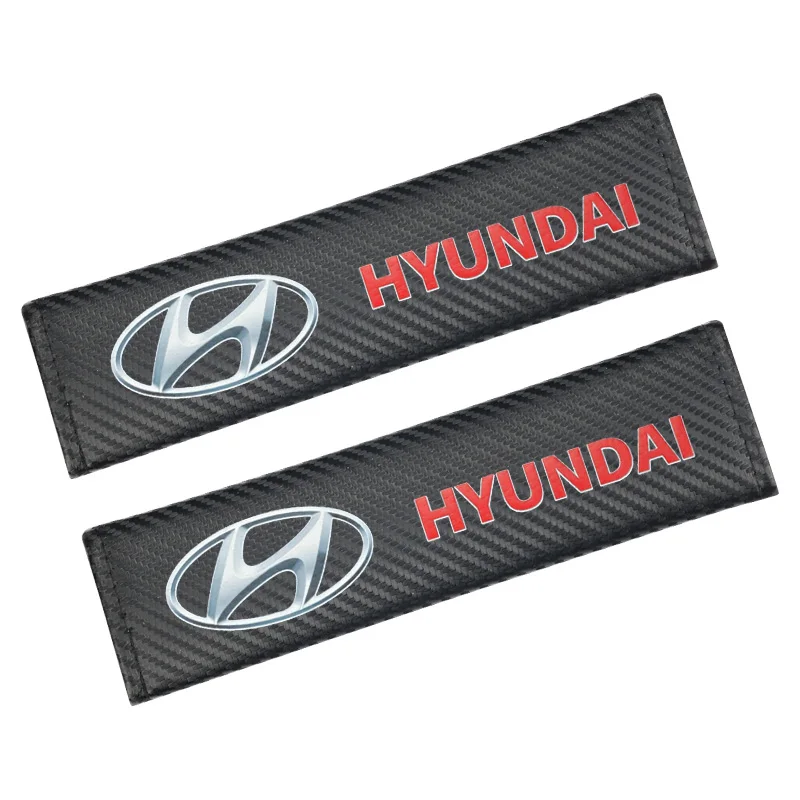 

for Solaris ix35 i20 i30 i40 HYUNDAI Tucson CRETA Santa fe New Arrival Carbon Fiber Protection Cover 2pcs