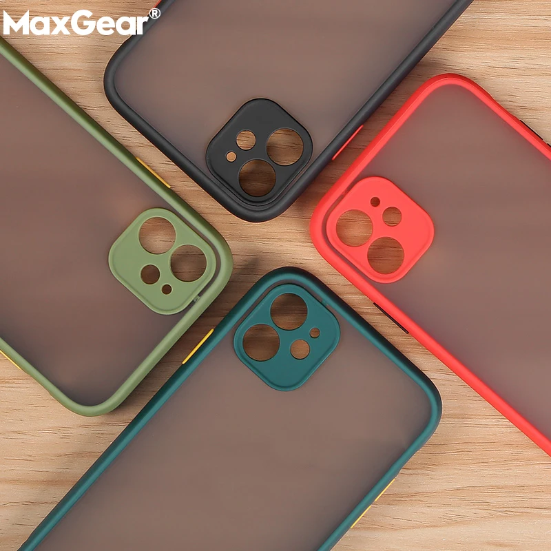 Защитный бампер для камеры чехлы телефонов iPhone 11 Pro Max XR XS X 8 7 6 6S Plus матовая
