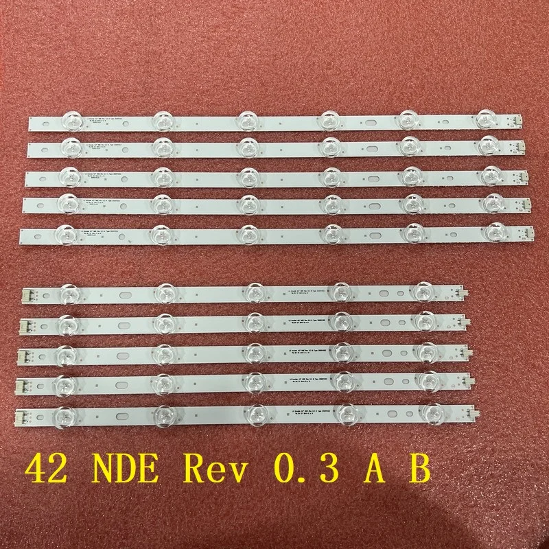 

10pcs LED Backlight bar For LG 42LN5100-CP 42LM3450 42LS345T 42LS3150 SVL420A60 LG Innotek 42 NDE A B-TYPE HC420DUN-SLCP1-11XX