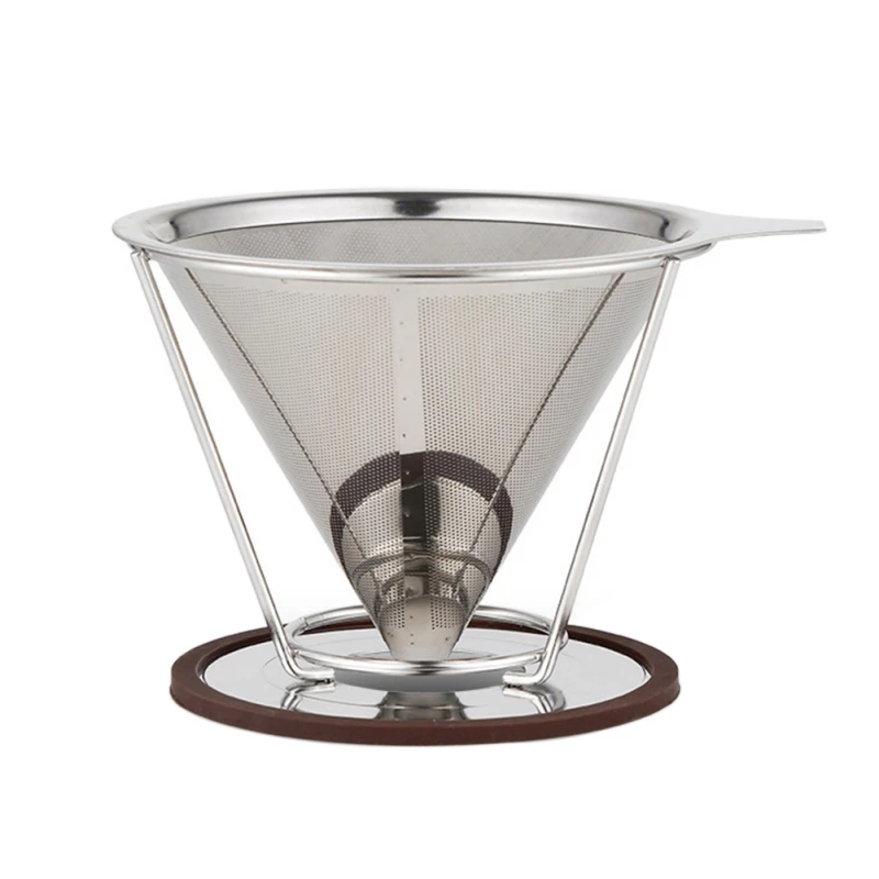 

Stainless Steel Mesh Coffee Filter Reusable Pour Over Coffee Filter Cone Coffee Dripper Dolce Gusto Cafe Nespresso n