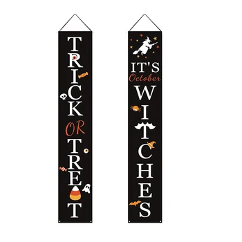 

Halloween Decorations Outdoor Halloween Signs for Front Door or Indoor Home Decor Porch Decorations Welcome Signs