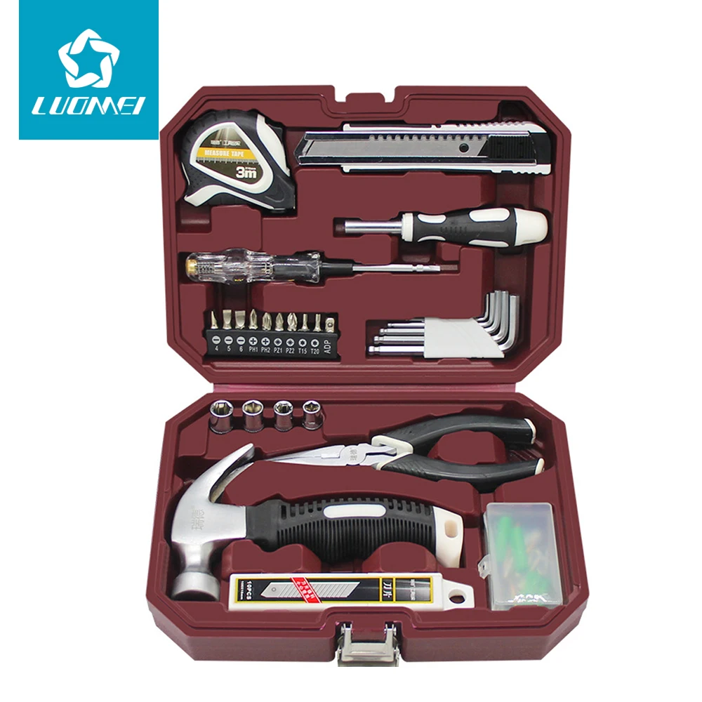 

LUOMEI Hand Tool box socket screwdriver Sets ferramentas automotiva herramienta de mano conjuntos micro retifica outils bricolag