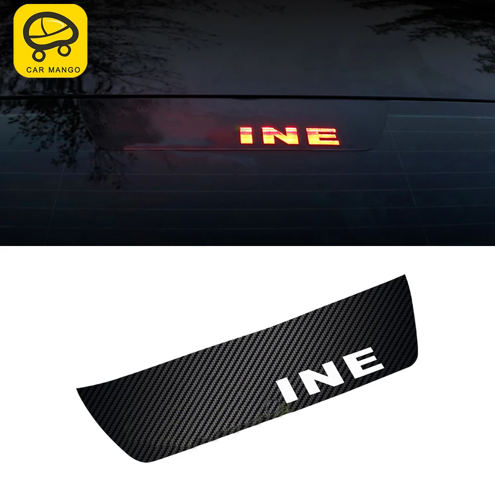 

CAR MANGO Car Styling Rear High Brake Light Lamp Cover Frame Trim Sticker Exterior Accessories For Volkswagen Passat B8 2018