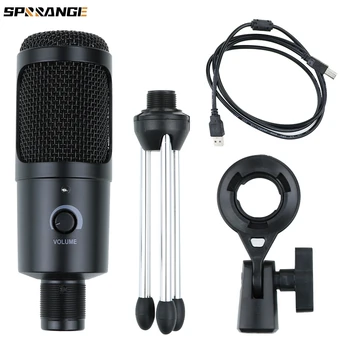 

micro USB Condenser Microphone Studio for Computer microfono pc Karaoke Microphone Kits with Stand for Youtube Game Recording