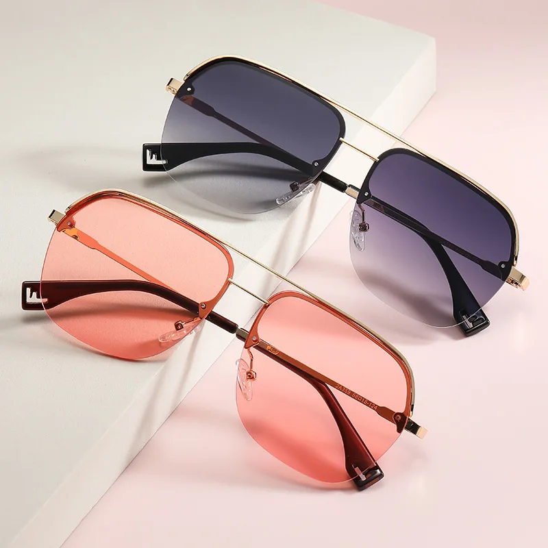 2023 new double-beam box fashion sunglasses men's Europe and online  celebrity street sunglasses trend ins glasses. - AliExpress