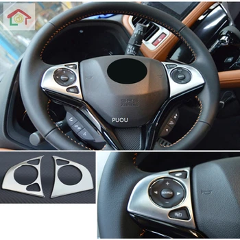 

Car Stick CoverSteering Wheel Cover trim inner Sticker Car Styling For Honda HR-V HRV Vezel 2015 2016 2017 2018 2019
