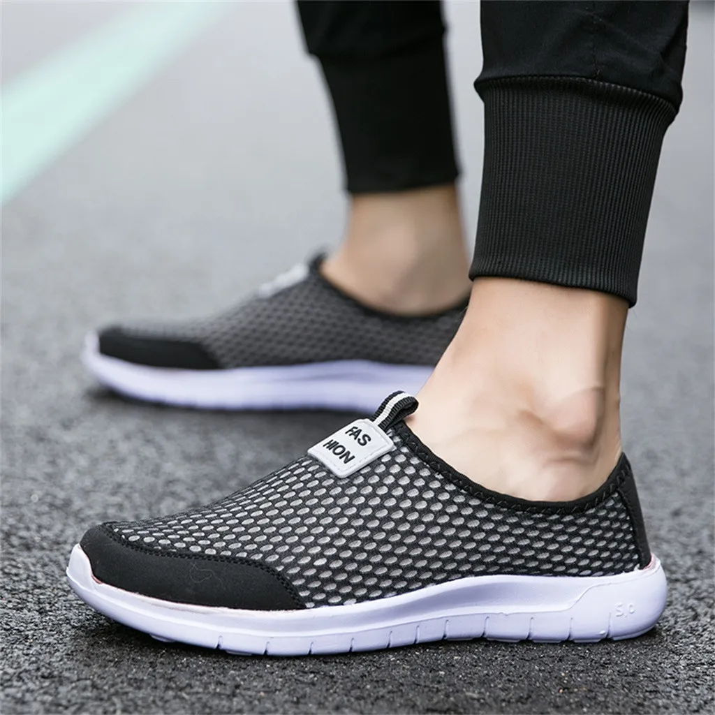 KANCOOLD Running Shoes Men Sneakers Wild Mesh Cloth Athletic Comfortable Lightweight Walking Leisure Sports Board Shoes 109#4