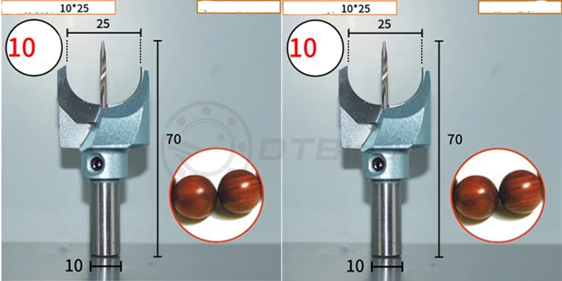 6 мм-30 мм Фреза фреза бусинки Будды шариковый нож деревообрабатывающий инструмент 10 мм хвостовик деревянные бусины сверло для Fresas Para CNC