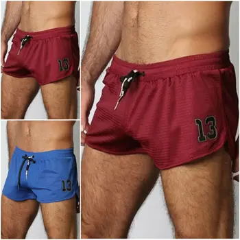 

2020 HOT New Men Fitness Bodybuilding Shorts Man Summer Workout Male Breathable Mesh Sportswear Jogger Beach Short Pants
