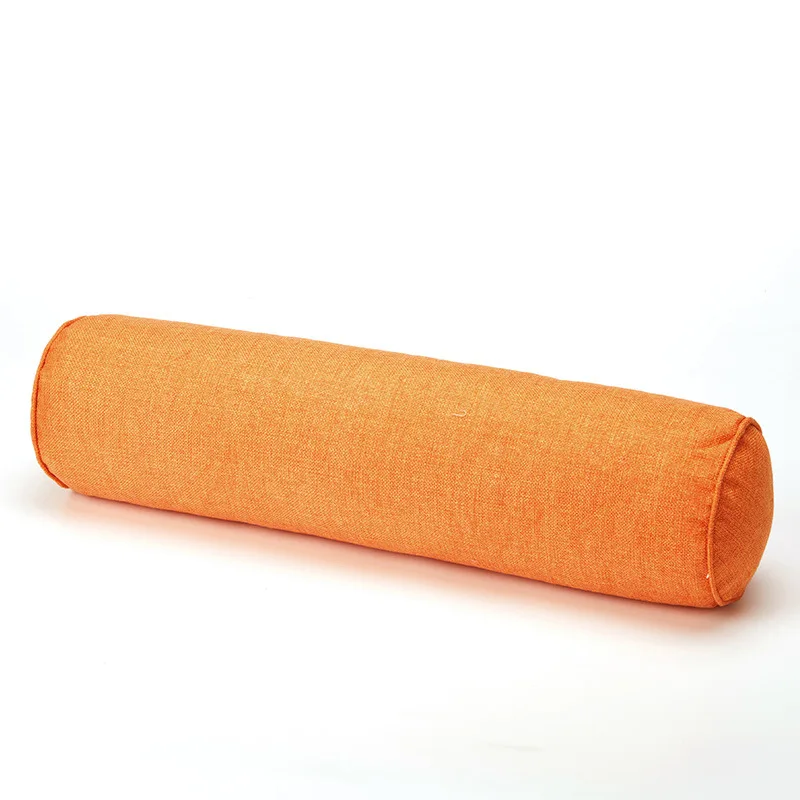 1 предмет, хлопковая льняная подушка для стойка кровати мульти Размеры спать лучше Поддержи съемный шеи терапии сна постельные принадлежности, подушка с эффектом - Цвет: orange