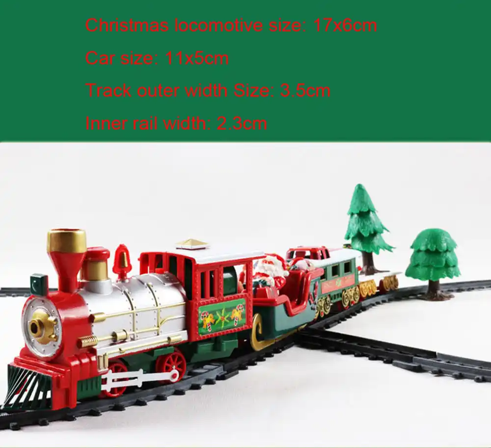 battery operated christmas train