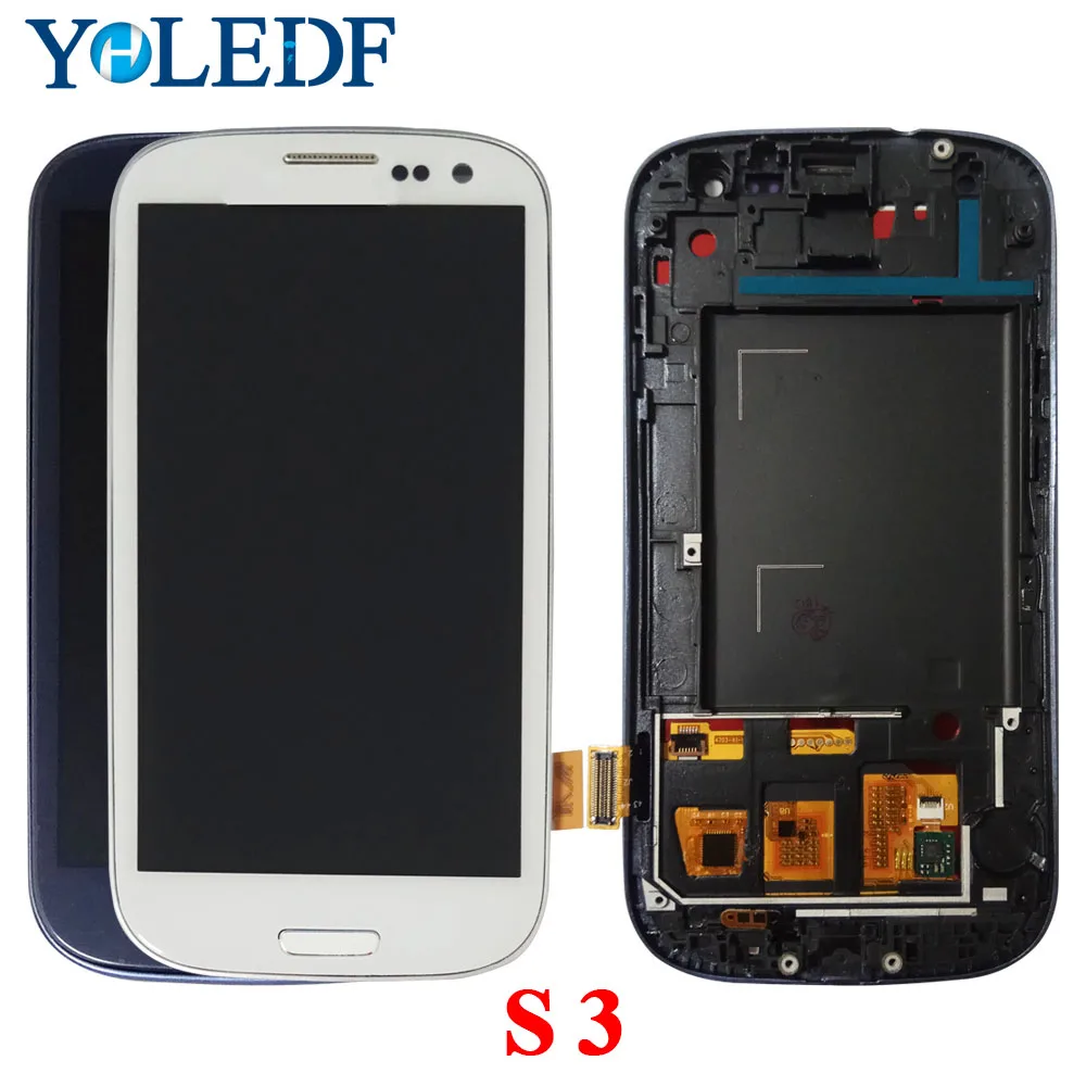 i9300 LCD For SAMSUNG Galaxy S3 i9300i Screen i9301 i9308i i9301i Display Touch Panel Digiziter Assembley Replacement Parts | Мобильные