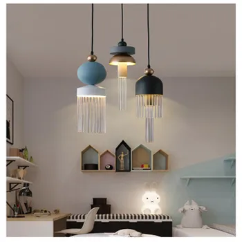 

Post-modern creative light luxury tassel Pendant Lamp minimalist hotel living room bedroom bedside restaurant Light Fixtures