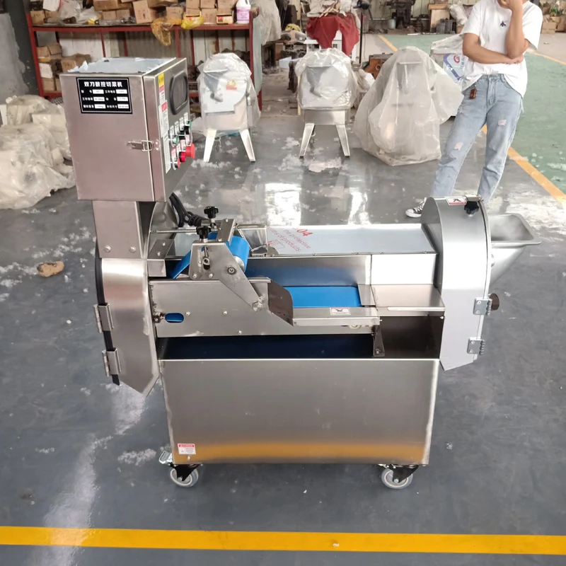 

Automatic Vegetable Cutting Machine/Vegetable Cutter/Slicer/Dicing processing machine 300-1000 kg / h