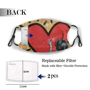 

protective mask with filter Murals anti dust PM2.5 reuse adult teen child girl