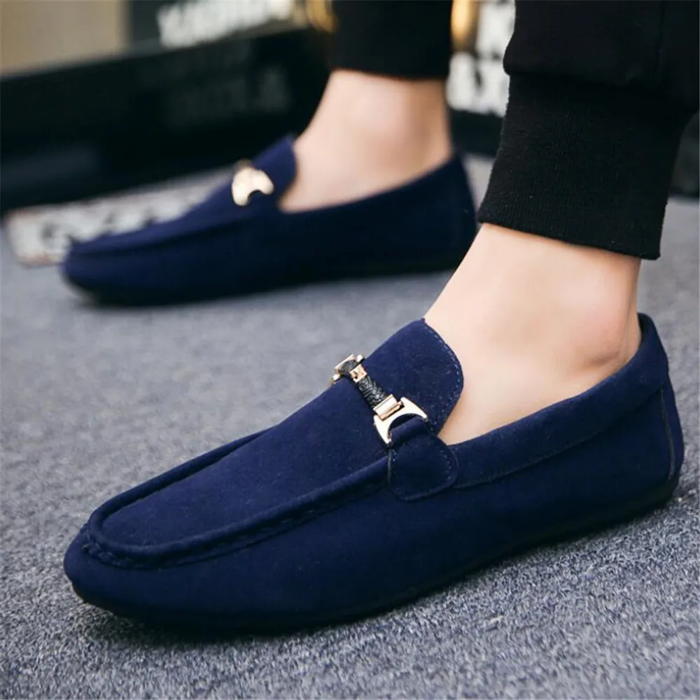 New men shoes leather comfortable breathable lightweight portable new wear-resistant non-slip sneaker design men shoes loafers