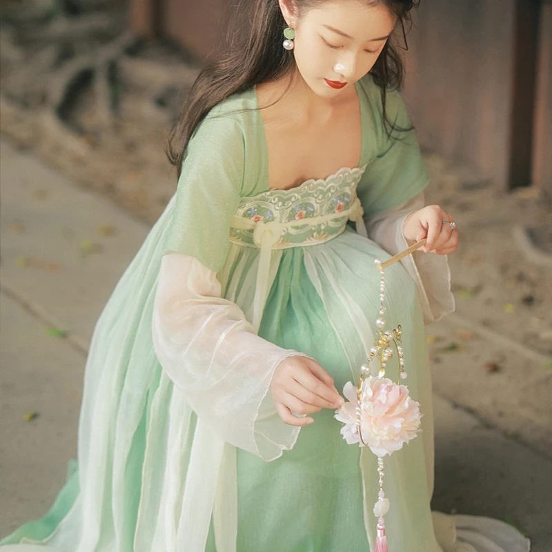 

Hanfu Dress Cosplay Chinese Dress Cheongsam Chinese Traditional Clothes Fairy Dress Qipao Spring Skirt Hanfu Women Chinese Style
