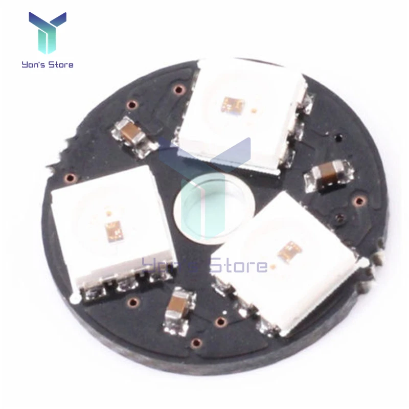 RGB LED Ring 3 Bits LED WS2812 5050 RGB Ring Lamp Light For Arduino