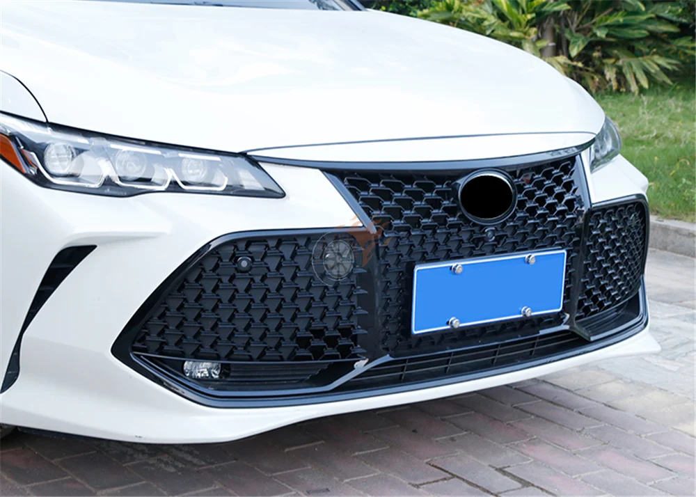 Черный ABS сотовый сетчатый гриль для Toyota Avalon гриль+ зарубежный выпуск обновленная гоночная решетка аксессуары для стайлинга автомобилей