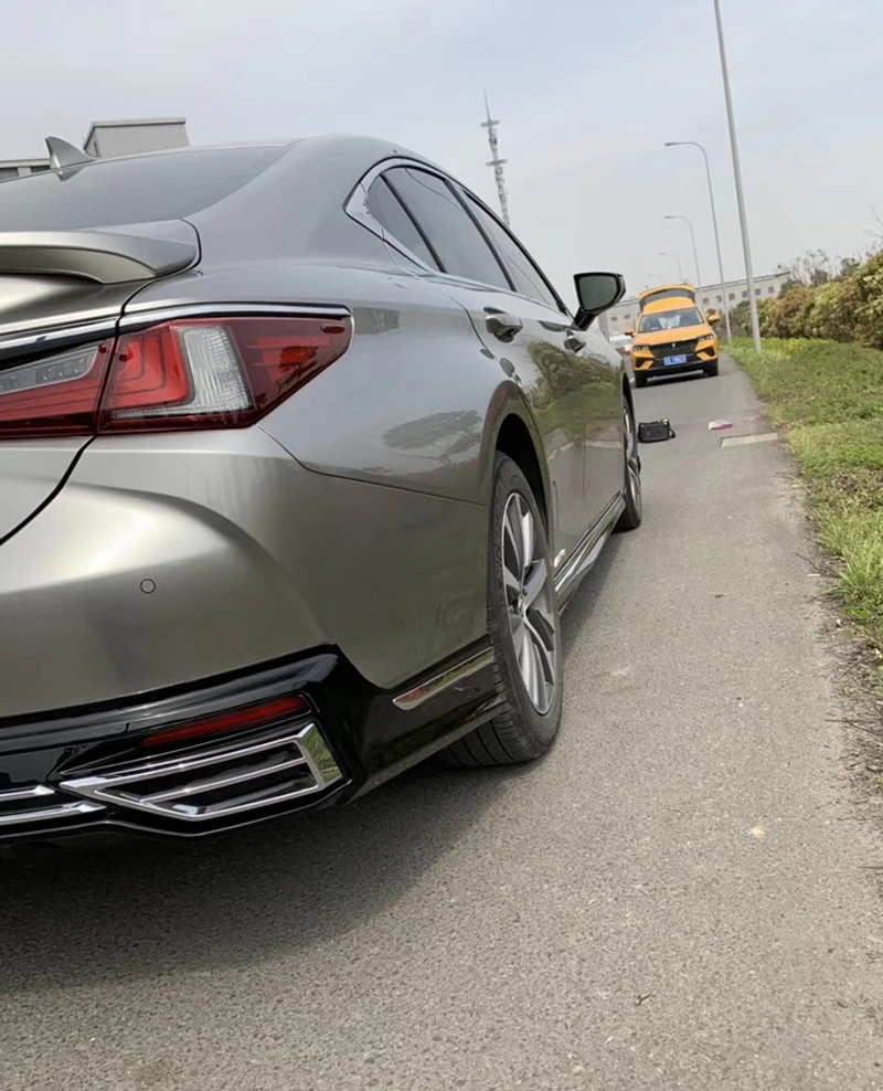 Комплект кузова автомобиля переднего и заднего бампера для губ Lexus ES 350 300h спойлер, диффузор сплиттерная губа боковые юбки